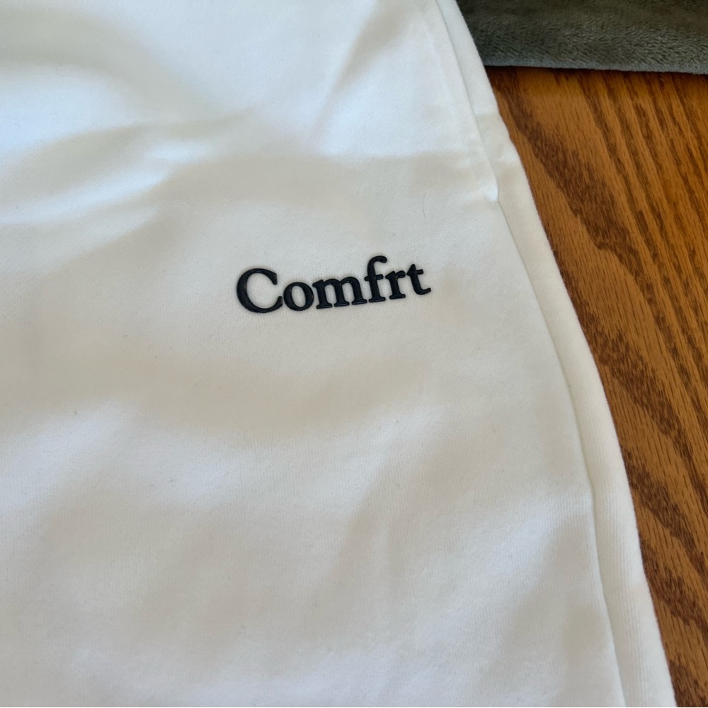 Comfrt Large Cloud Zip Hoodie & Large Sweatpants in White Snow - Picture 11 of 16